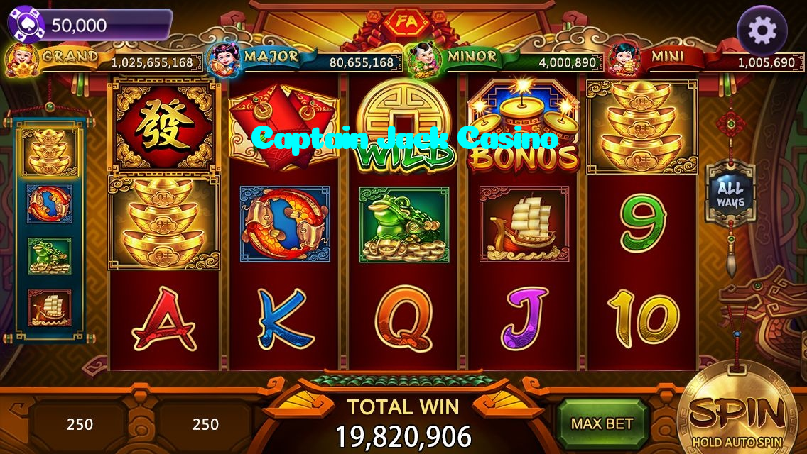 available types of Captain Jack Casino bet including pre-match live express and system bets