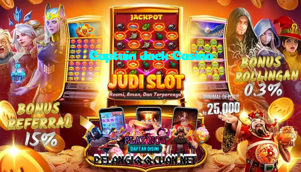 Captain Jack Casino casino presented on mobile device in Pakistan with slots and live games